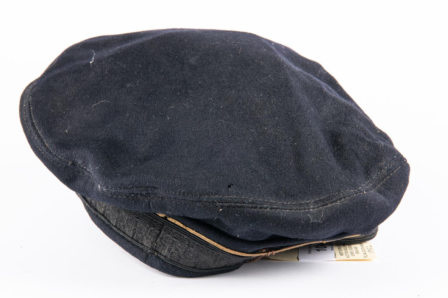 A Third Reich Veterans Association peaked cap, marked inside "Helvetia Ges Gesch", pressed metal - Image 3 of 4