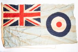 A Royal Air Force, stitched flag, 56" x 36". GC £65-75