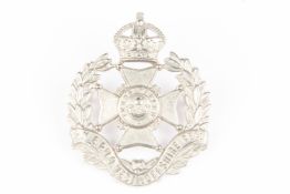 A WM cap badge of the 3rd Vol Bn P.W.O West Yorkshire Regt, Leeds Rifles. 1902-08. VGC £40-60