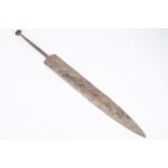 What the vendor believes to be a Roman short sword or ceremonial dagger, blade 16" x 2" at the