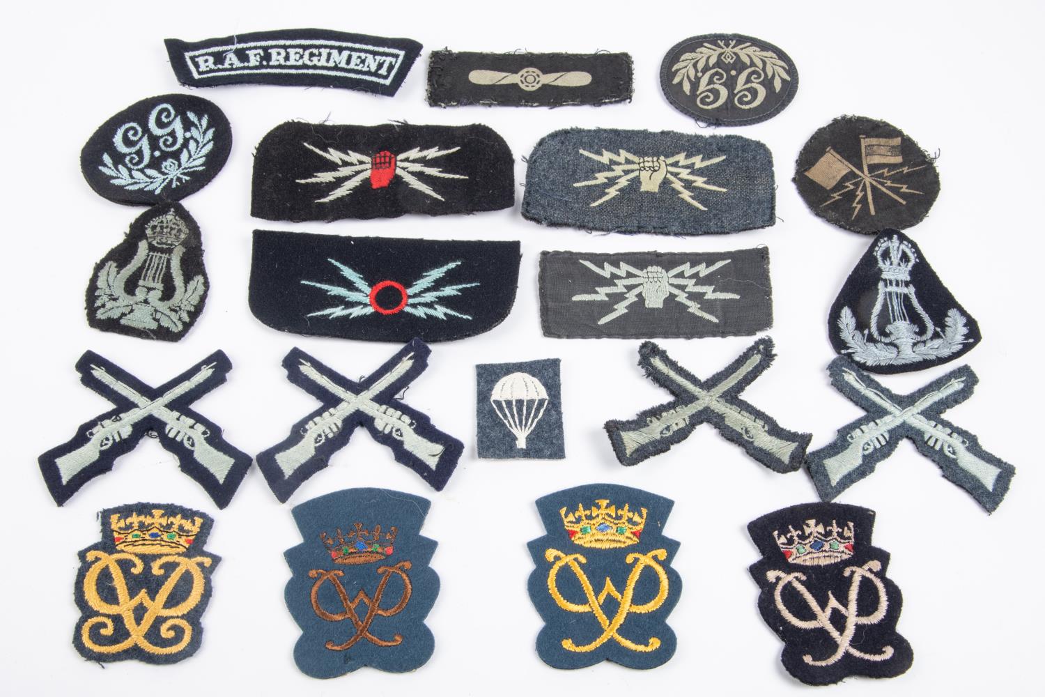 RAF rank/trade & qualification badges WWII-Modern day inc Marksman, Band, Parachute, GG,