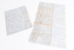 Two interesting Crimean War letters, written during the Siege of Sebastopol (Oct 1854 - Sept