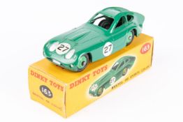 Dinky Toys Bristol 450 Sports Coupe (163). In British Racing Green with green wheels. RN 27.