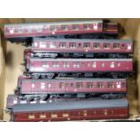 17x OO gauge LMS railway items by various makes. Including a Hornby ex-Caledonian Railway 4-2-2