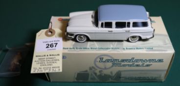 Lansdowne 1961 Humber Super Snipe Estate. (LDM16Ax). An example in Polar White/Windsor Blue with