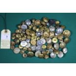 130+ Railway uniform buttons. Including; LNER, Southern Railway, British Railways, Great Eastern