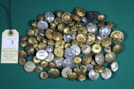 130+ Railway uniform buttons. Including; LNER, Southern Railway, British Railways, Great Eastern