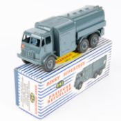 A Dinky Toys Pressure Refueller (642). In RAF blue with 'French' roundel and blue driver. Boxed,