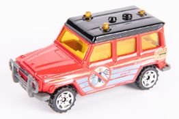 Matchbox Mercedes G-Wagon (pest control), screwed base, hand painted decoration, beautifully