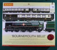 A Hornby '00' gauge Train Pack 'Bournemouth Belle' (R2300). Comprising a BR rebuilt Merchant Navy