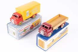 2 Dinky Toys. Big Bedford Van 'Heinz' (923). Red chassis cab, yellow body with 'Heinz' and Baked