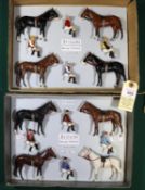 8x Britains 'Racing Colours of Famous Owners' series. All repainted to a high standard. H.M. The