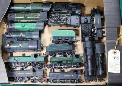 12x OO gauge railway locomotives by various makes including Bachmann, Lima, Mainline, etc. Some