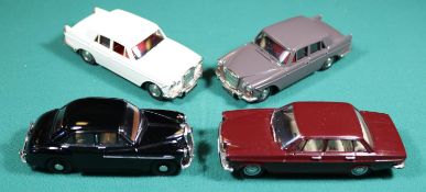 4 White Metal Models. Pathfinder Models Wolseley 4/44 in black with brown interior, black wheels