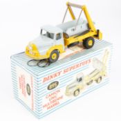 A French Dinky Supertoys Camion Unic Multibenne Marrel (895). In grey and yellow with yellow concave