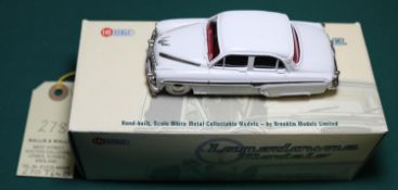 Lansdowne Models LDM.2A 1957 Vauxhall Cresta 'E' Series. In white with red interior, plated wheels