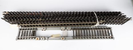 2x 45mm rolling roads and 8x lengths of used garden rail. AF-QGC, some wear and weathering to