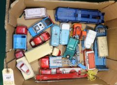 16x Corgi Toys for restoration. Including; Ecurie Ecosse Racing Car Transporter, Ford Thames