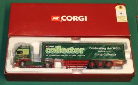 A Corgi Daf XF104 Tractor Unit with 3-axle Semi-Trailer in two contrasting pre-production