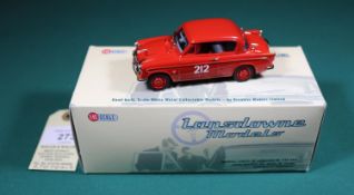 Lansdowne Models 1957 Sunbeam Rapier Mille Miglia LDM76x. In red with red wheels, equipped with