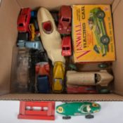 A quantity of Various Makes. Including an EML Vanwall Racing Car. A circa 1:20 scale scale metal