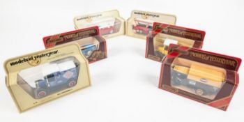 70x Matchbox Models of Yesteryear in cream or maroon window boxes. Includes; Ford Model T tanker.