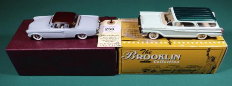 2 white metal models. The Brooklin Collection1959 Mercury Commuter Station Wagon (BRK.77). A Modelex