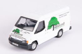 A Corgi Toys pre-production Ford Transit Van. In Timbercraft Cabinet Displays livery, featuring a
