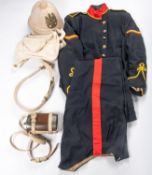 A complete 1879 Zulu War Royal Artillery OR's good quality replica uniform, comprising FS helmet,