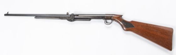A .177" BSA Light Model underlever air rifle, 39¾" overall, barrel 17", number L19624 (1923), with 2