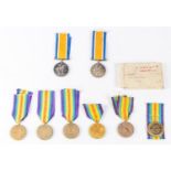Pair: BWM, Victory (47020 Pte T C Lewis, K.R. Rif. C), Abt VF, with photocopy of medal index card.