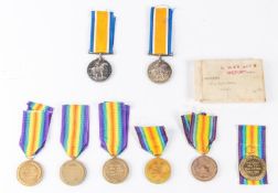 Pair: BWM, Victory (47020 Pte T C Lewis, K.R. Rif. C), Abt VF, with photocopy of medal index card.