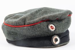A WWI Imperial German infantry ORs forage cap, dated 1916. GC £65-70