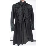 A fine officer's frock coat of the Foot Guards, c 1900, heavy mohair frogging and olivets to