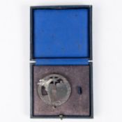A Third Reich Blockade Runners badge, marked on reverse "Otto Placzec Berlin" etc, in its case of