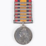 QSA 6 clasps CC, OFS, Johann, D. Hill, Belfast, SA01 (1171 Pte H Powell, Yorkshire Regt), VF with