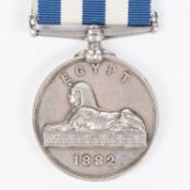 Egypt 1882, no clasp (A. Beaney, AB, HMS Inconstant) VF (little pitting from other medal(s)) With