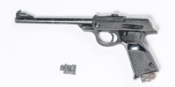 A .177" Walther LP53 break action air pistol, number 098698. GWO & GC (slight wear to finish,