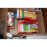 11x Britains Farm sets (1970-80s). Including; 4711 Model Farm. 7177 Riding School Boxed Set. 4709