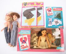 6x Sindy Doll by Pedigree items. A Ballerina with 15 Movable Joints. Fantasia clothing set. 2x