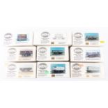 9x O gauge Parkside Dundas freight wagons. Including; GWR container wagon, 2x open wagons, 3x