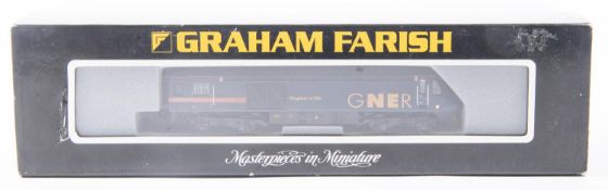 Graham Farrish N gauge train pack. Comprising a GNER HST125 power car and non-powered car, plus an
