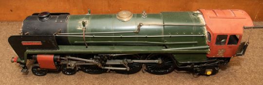 A 3.5" live steam 4-6-2 Britannia tender locomotive to the LBSC design for completion/restoration. A