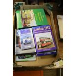 A quantity of Bus and Coach related Books, Photographs, DVDs and Ephemera. Including books by