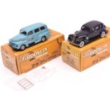 2 'The Brooklin Collection' White Metal Models. BRK.81 1936 Pierce-Arrow 1601 Sedan. In deep