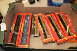 10x OO gauge LNER and BR railway items by Hornby and Graham Farish. Including 2x locomotives; an