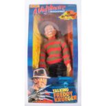 A Matchbox Freddy Krueger talking figure (dated 1989) from A Nightmare on Elm Street. Large scale