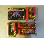 5x Britains Space series 1980s Deetail sets. Including; 9255 Raiders. 9206 Force Cyborgs. 9127 Alien