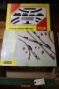 2 Hornby Minitrix N gauge Train Sets and 2 Track Packs. A set comprising BR Warship class Bo-Bo