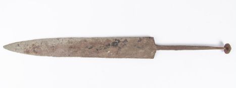 What the vendor believes to be a Roman short sword or ceremonial dagger, blade 16" x 2" at the